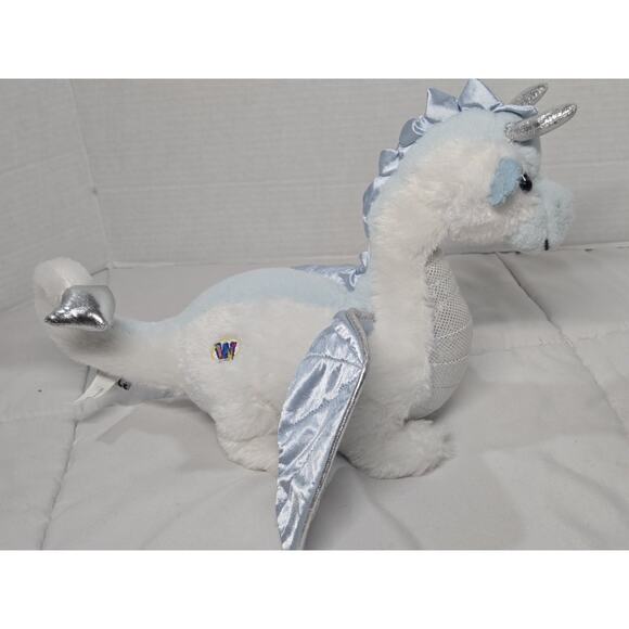 Webkinz Ice Dragon HM396 Unused Code Sealed Retired Ice  Webkinz Ice Dragon Retired Ice Tower Plush Stuffed Snow Discontinued Htf Fantasy